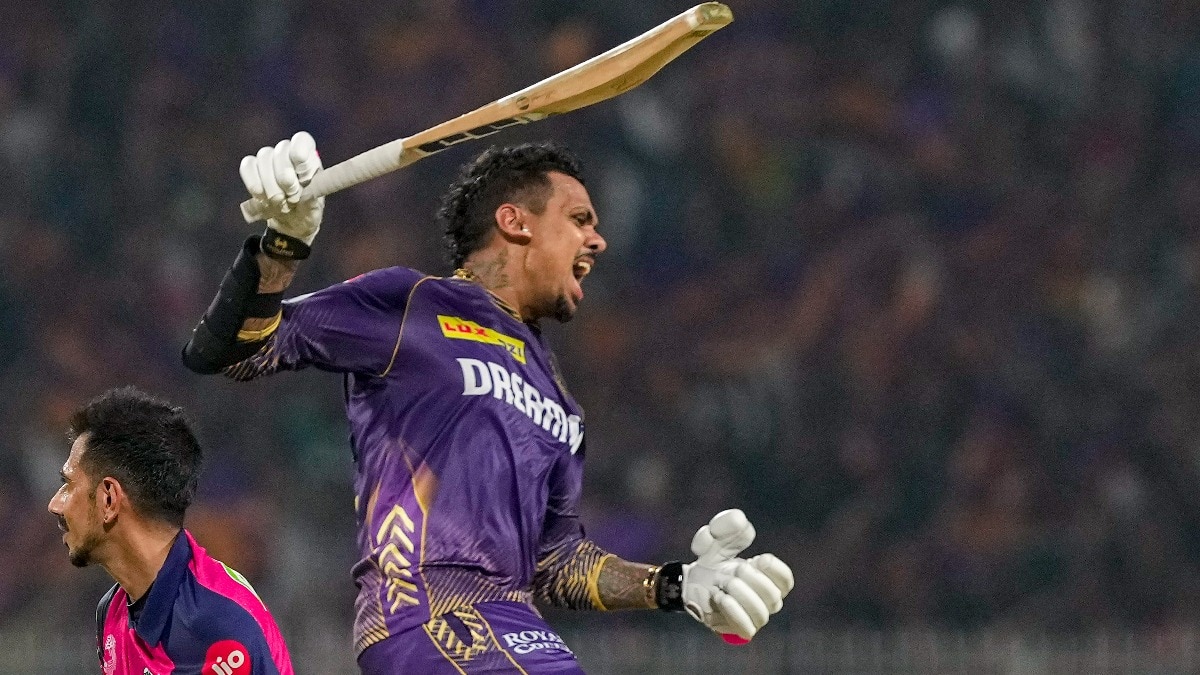 all-round sunil narine powers kkr to top of table after thumping win vs rr