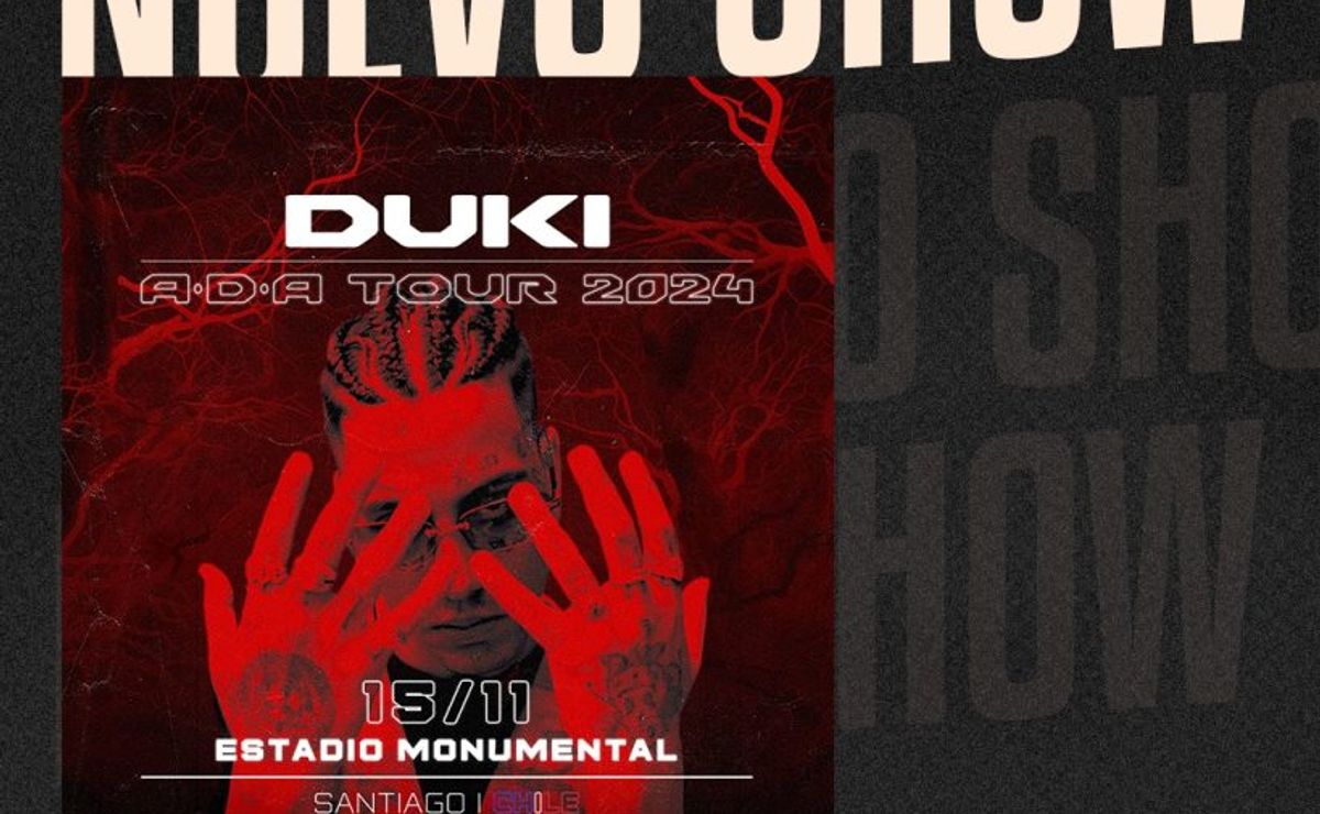 ¡duki confirma concierto en chile! fecha y cuándo es la venta de entradas