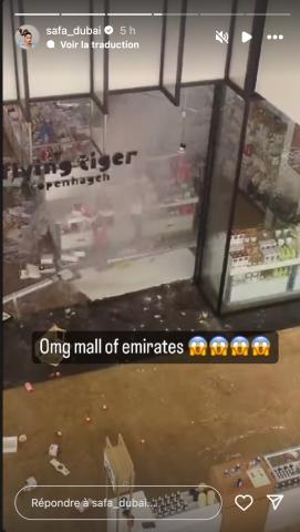 dubaï fait face à une tempête exceptionnelle, rues et commerces sont inondés