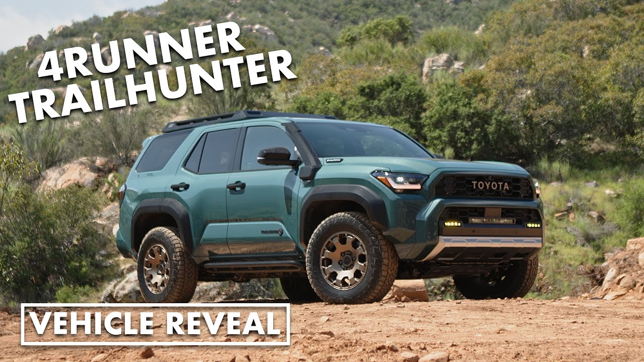 2025 Toyota 4Runner Trailhunter exterior and interior reveal video