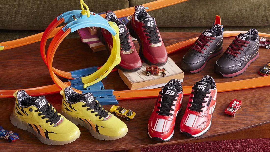 reebok x hot wheels: las zapatillas luminosas que todo niño deseará tener