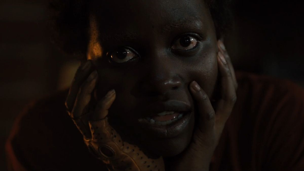 <p>                     There’s nothing scarier than looking into one’s own eyes. From Jordan Peele is his sophomore horror film from 2019, Us, a chilling blockbuster that plays into the eerie myth of doppelgangers. When a family of four (anchored by lead Lupita Nyong’o as wife/mother Addy) vacation to Addy’s hometown of Santa Cruz, they find themselves targeted by their own evil doubles. While Us is somewhat convoluted in its worldbuilding, it is still a riveting work of art by Peele whose film proposes a most terrifying thought, that being any one of us might actually be a monster.                   </p>