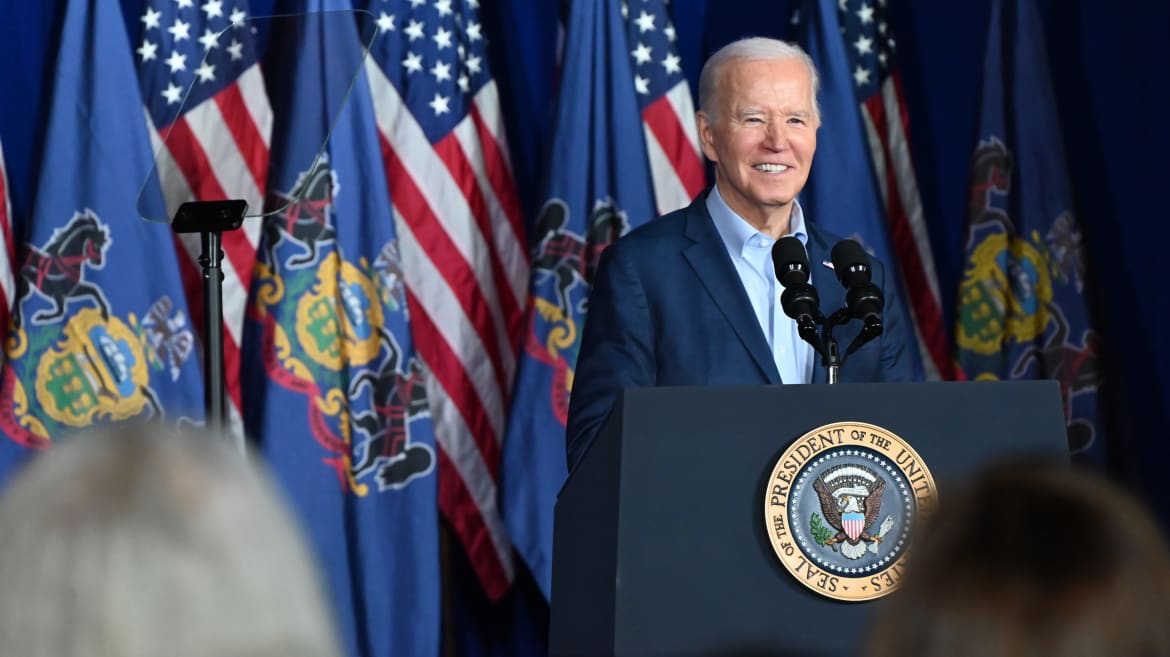 biden zings trump over shrinking truth social stock on campaign trail