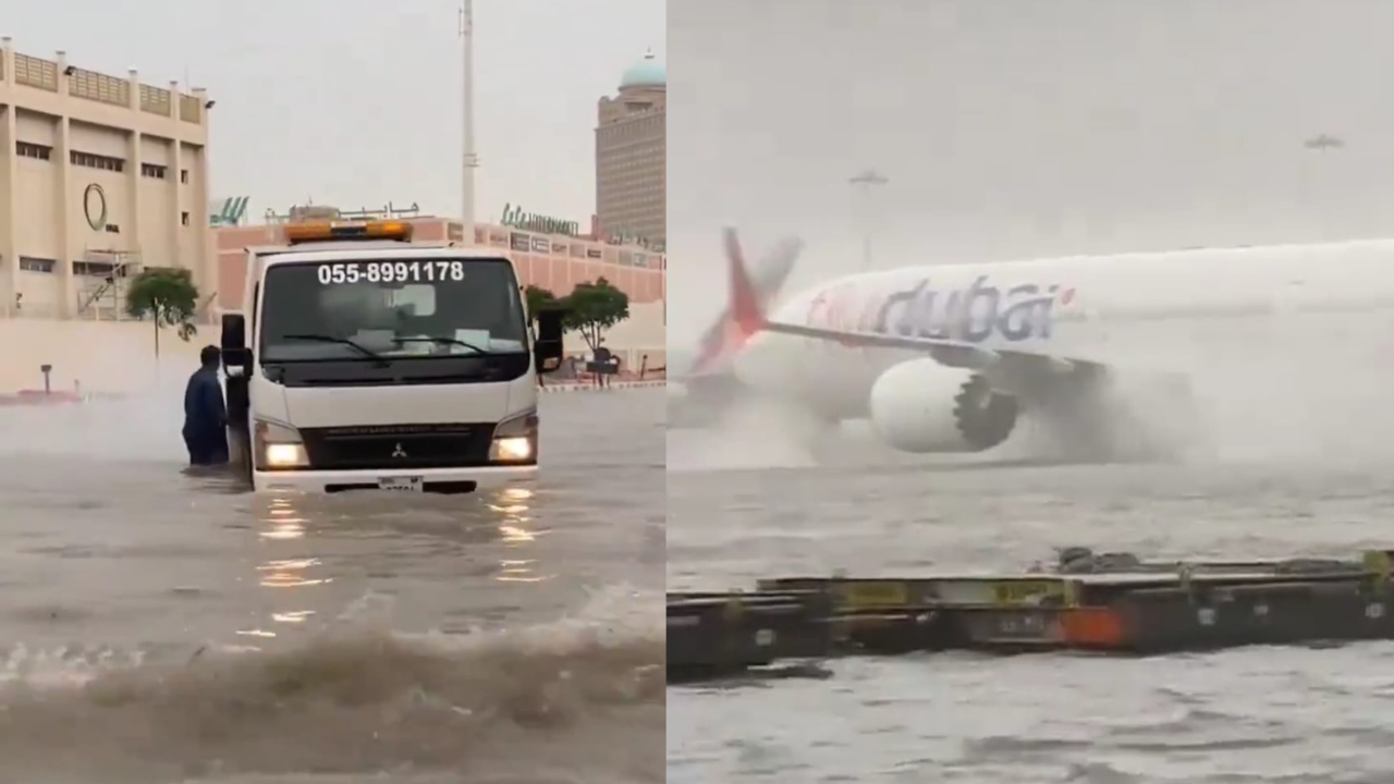 dubai's airport, roads are underwater and locals blame cloud seeding