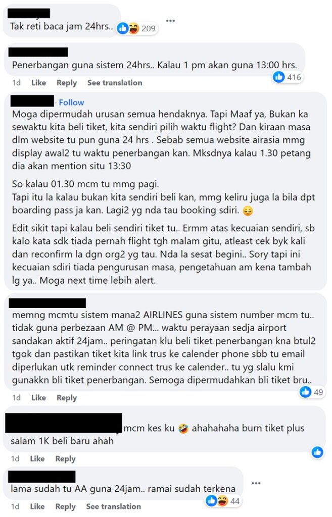 uni student misses flight to kl because she couldn’t read military time