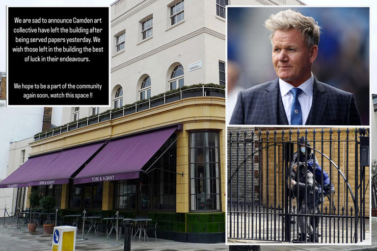 Squatters who took over Gordon Ramsay’s $16.1M London pub ‘served papers’ — while some choose to stay inside restaurant