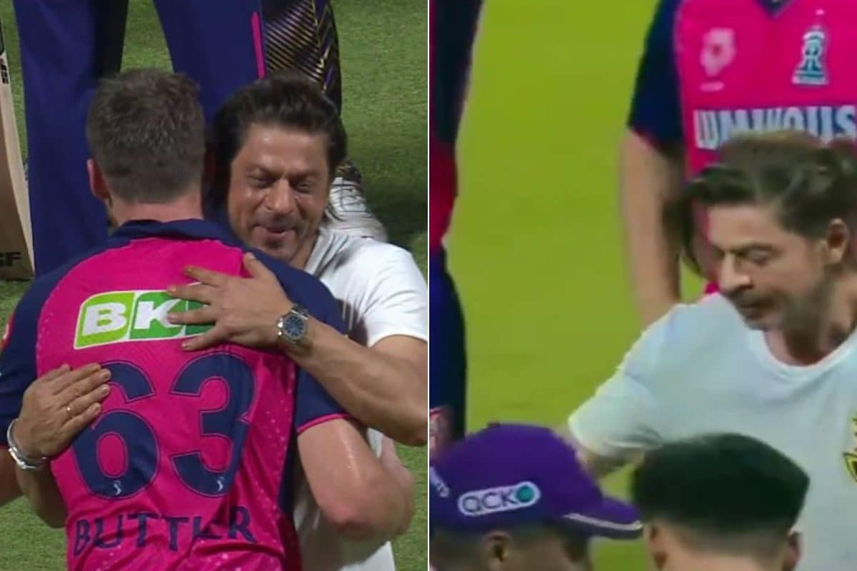 hugging jos buttler to consoling disheartened kkr players: shah rukh khan’s gestures win a million heart - watch