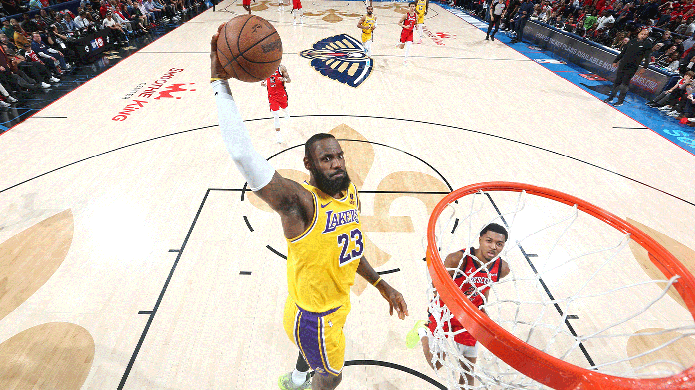lebron's lakers scrape into playoffs after thriller