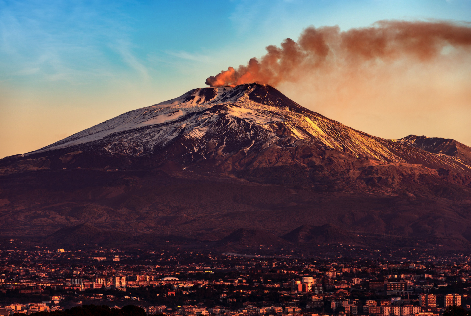 <p>Mount Etna on Sicily is one of Europe's most dramatic active volcanoes. Located on the island's east coast between the cities of Messina and Catania, Etna has been blowing its top since antiquity. It last erupted as recently as November 2023.</p><p>You may also like:<a href="https://www.starsinsider.com/n/220053?utm_source=msn.com&utm_medium=display&utm_campaign=referral_description&utm_content=701215en-us"> Unprofessional stars involved in spats at work</a></p>