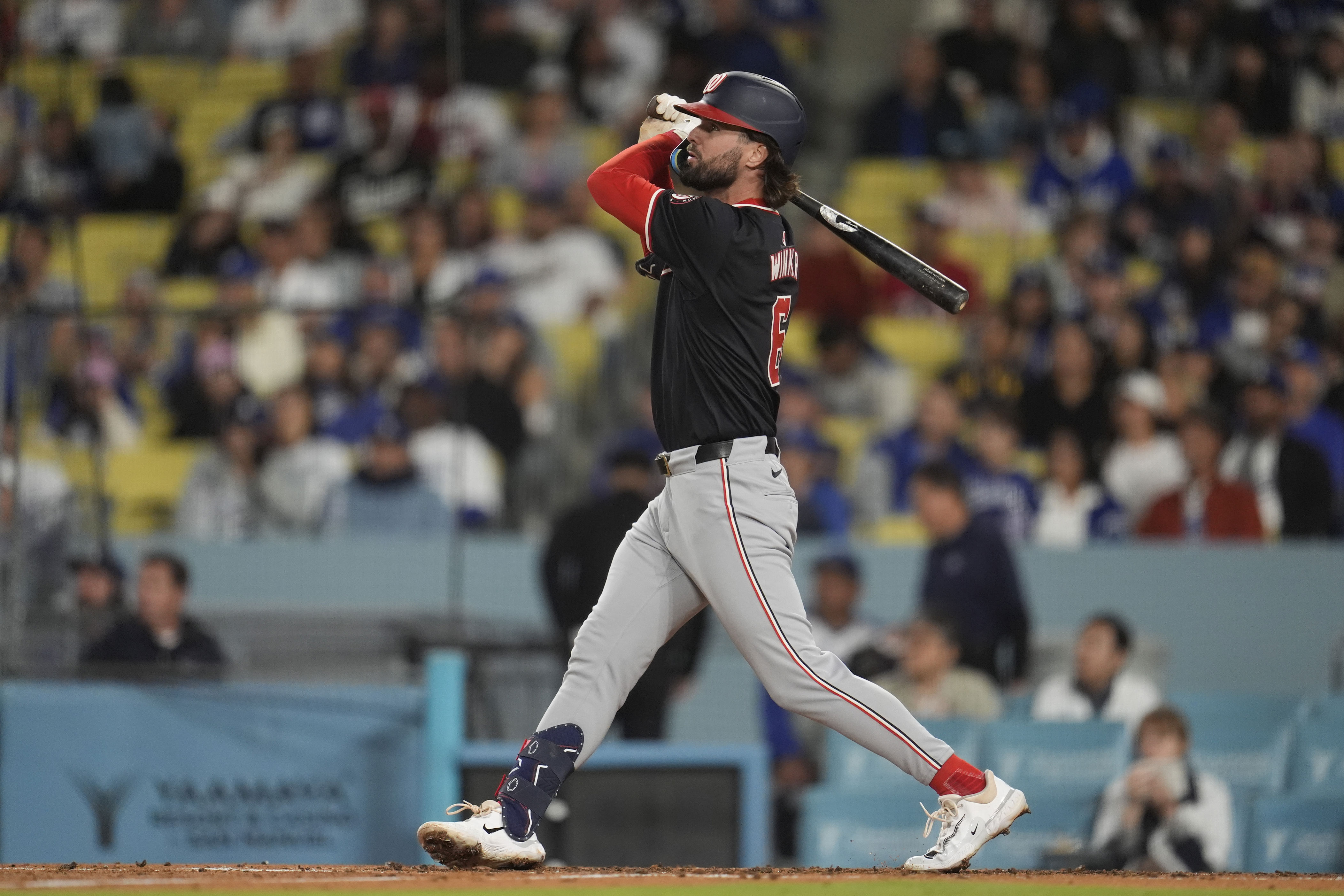 mookie betts ties career high with 5 hits as dodgers beat nationals 6-2