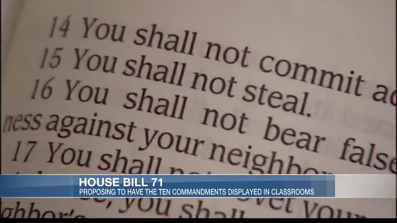 Bill To Require Display Of Ten Commandments In La. Classrooms Draws ...