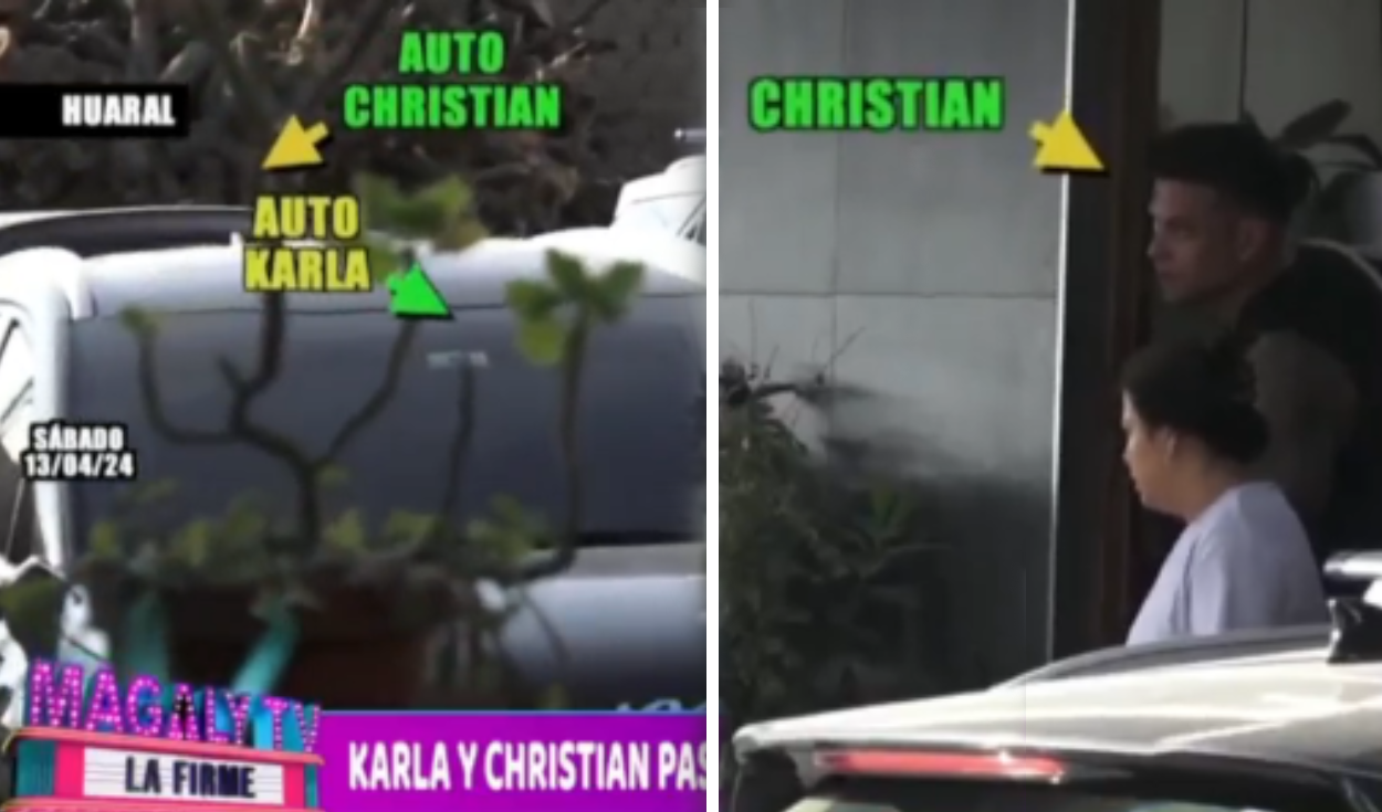 karla tarazona y christian domínguez se quedaron en el mismo hotel durante viaje a huaral