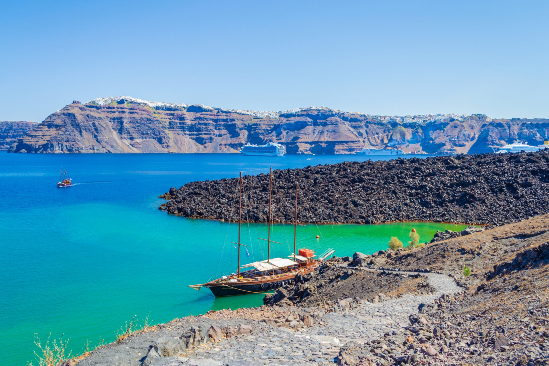<p>A small uninhabited Greek island of volcanic origin located in the Aegean Sea, Nea Kameni lies within the huge, flooded Santorini caldera. It's technically a lava dome and features an active sulfur vent. The last eruption of sorts was in 1950 and involved further lava dome extrusion.</p><p>You may also like:<a href="https://www.starsinsider.com/n/326873?utm_source=msn.com&utm_medium=display&utm_campaign=referral_description&utm_content=701215en-us"> Body parts that you can live without</a></p>