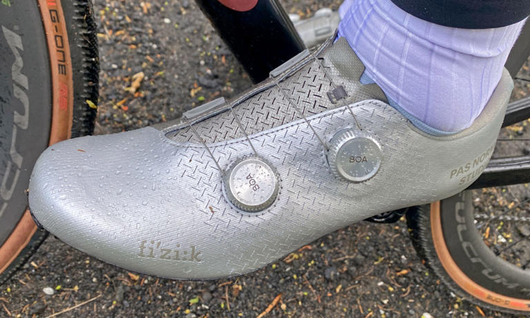 Pas Normal Mechanism x Fizik Carbon Road Shoe Collab Crafts Shiny ...