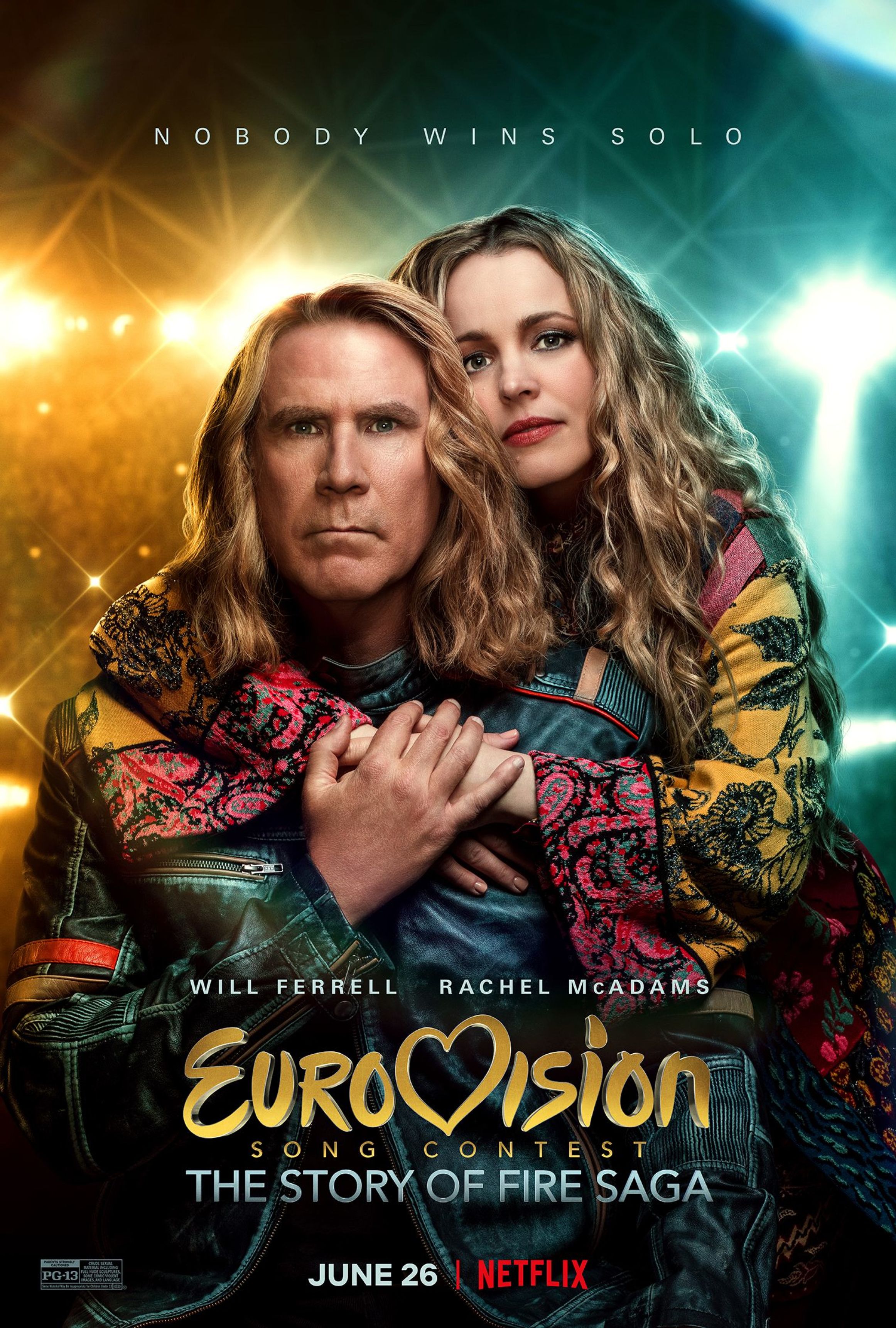 <p>Will Ferrell and Rachel McAdams starred in the hilarious 2020 musical comedy "Eurovision Song Contest: The Story of Fire Saga." The Netflix movie focuses on two Icelandic singers, Lars Erickssong and Sigrit Ericksdóttir, who are given the opportunity to represent Iceland at the Eurovision Song Contest following a tragedy. While Will's comedic prowess shines in the film, Brian Tallerico of RogerEbert.com argued that Rachel was the true star: "Ferrell's skill with goofy man-children is well-documented but this comedy should remind people of the underrated range of Rachel McAdams, who once again just nails a comedy role." </p>