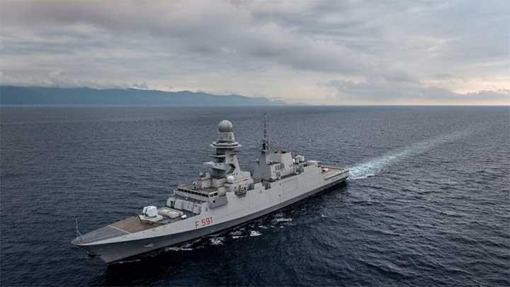 kemenhan teken kontrak pengadaan kapal perang fregat dari italia