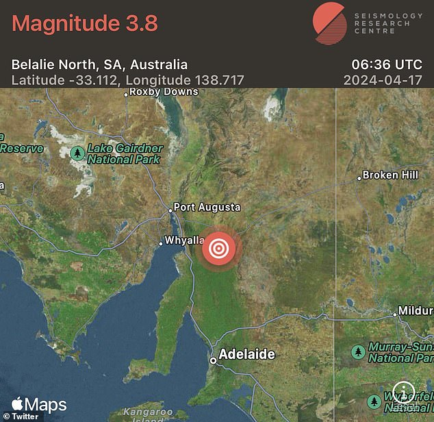 powerful earthquake rocks south australia