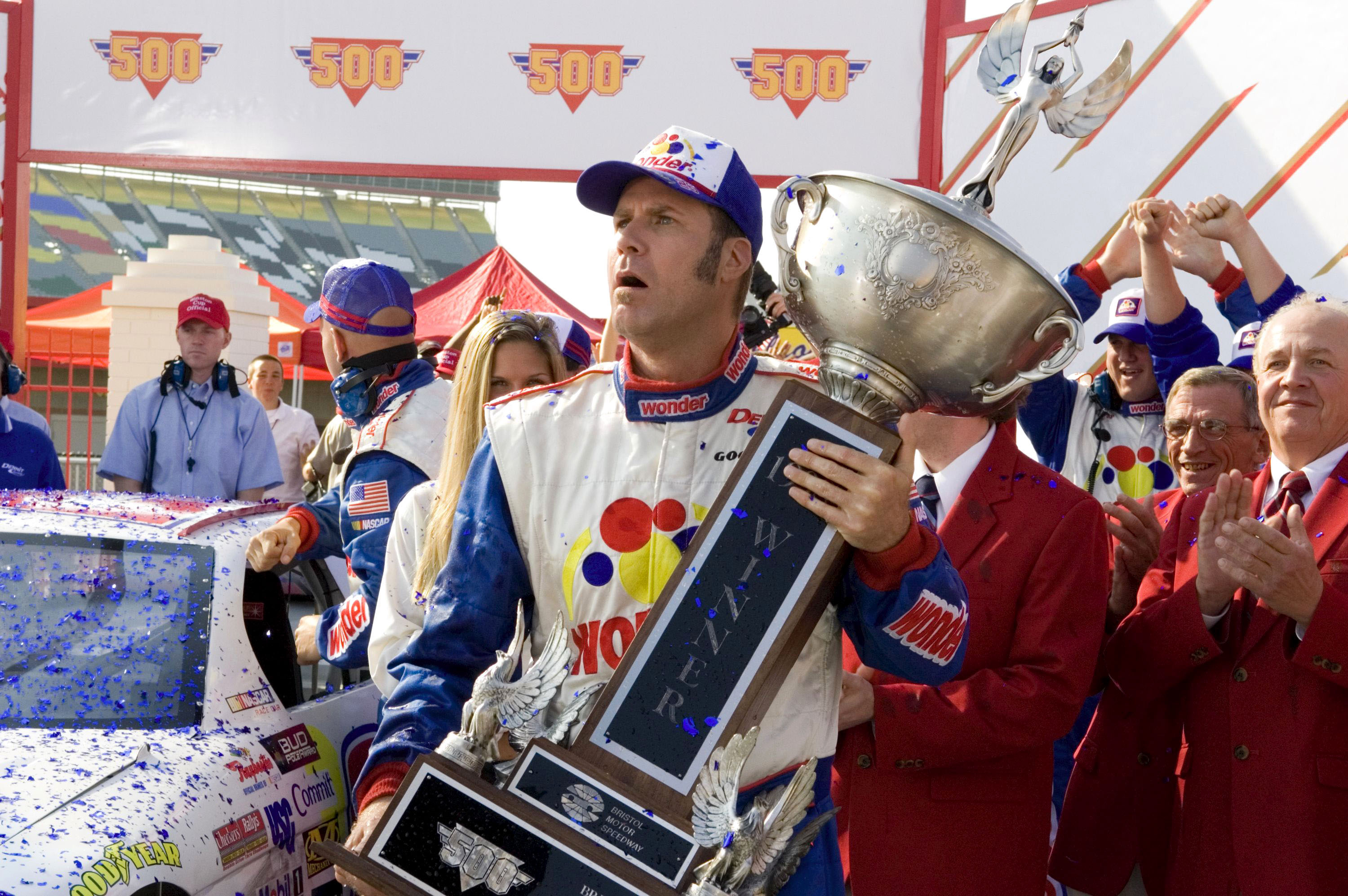 <p>Talk about hilarious! Ricky Bobby is literally one of the funniest characters we've ever seen on screen. Will Ferrell starred as the titular race car driver alongside John C. Reilly and Amy Adams in "Talladega Nights: The Ballad of Ricky Bobby." The 2006 film was a box office success, grossing $163 million and receiving praise for its "satire, clever gags and excellent ensemble performances," noted one critic.</p>