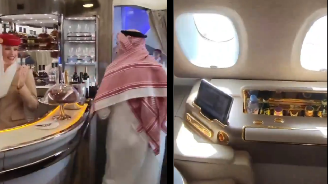 viral video: inside world's largest double-deck airliner -airbus a380