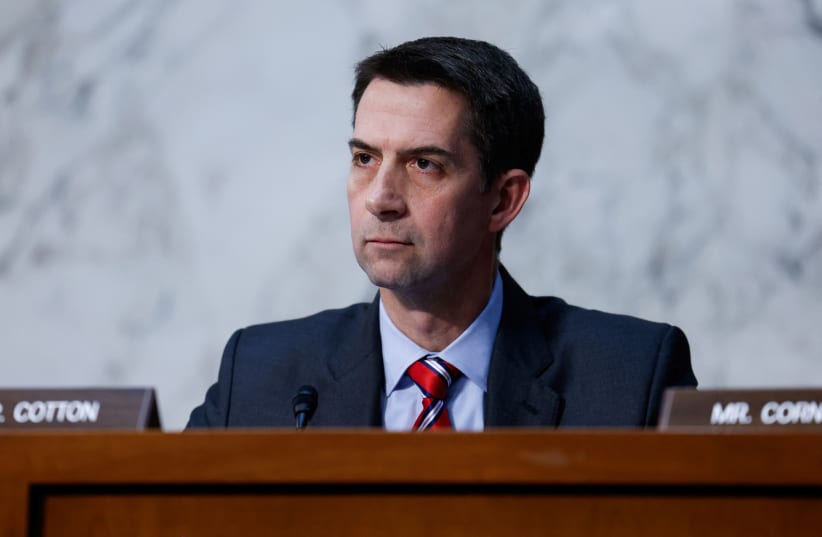 sen. cotton: ‘take matters in their own hands’ with pro-hamas protesters