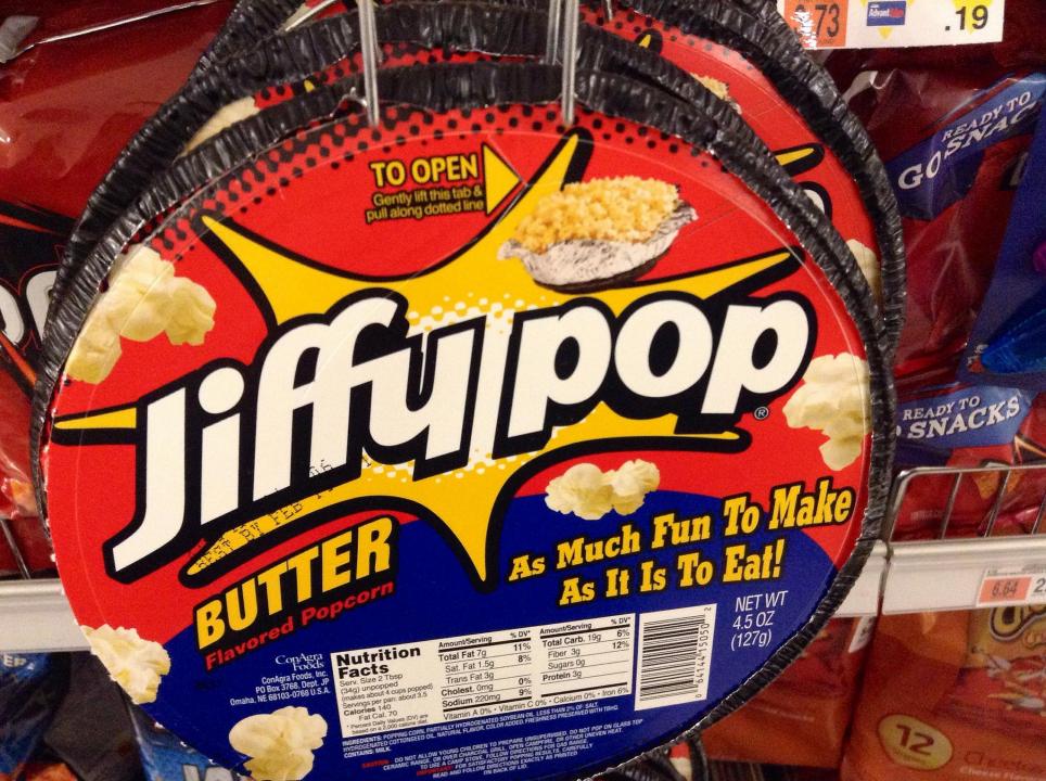 <p>In the 1950s, "<a href="https://fiftiesweb.com/fashion/slang-g/">in a jiffy</a>" meant "in a moment." The phrase was so popular, in fact, that it inspired the brand name of "Jiffy Pop" popcorn, which alludes to short cooking time. The phrase has been in constant use right up to today.</p>