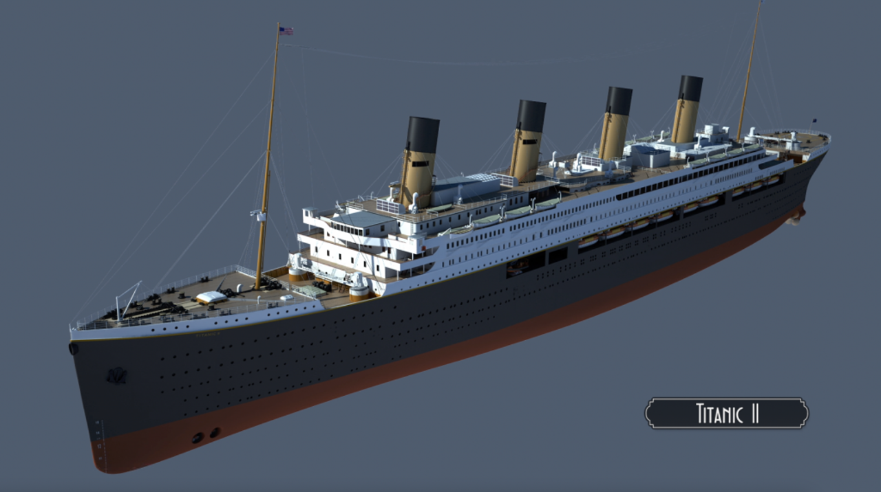 titanic ii: a réplica do navio mais famoso do mundo zarpará em junho de 2027