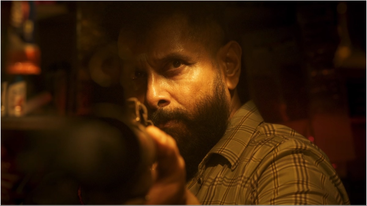 'veera dheera sooran' teaser: chiyaan vikram is an unhinged gangster in new film