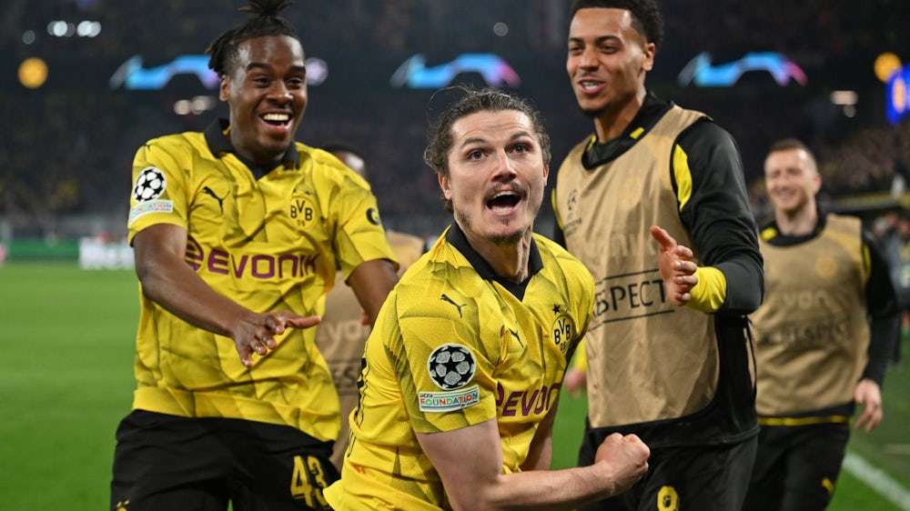 champions league: dortmund zieht mit schwarz-gelber magie ins halbfinale