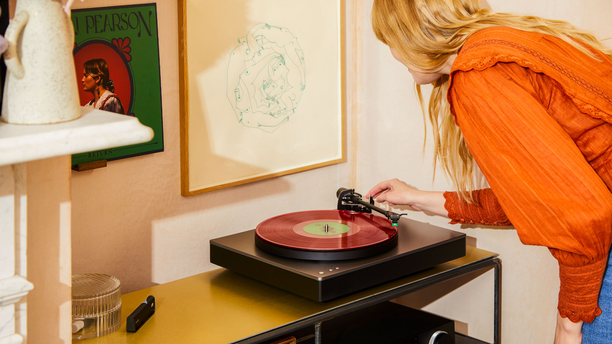 i would love to have a turntable system at home, but there are two things stopping me