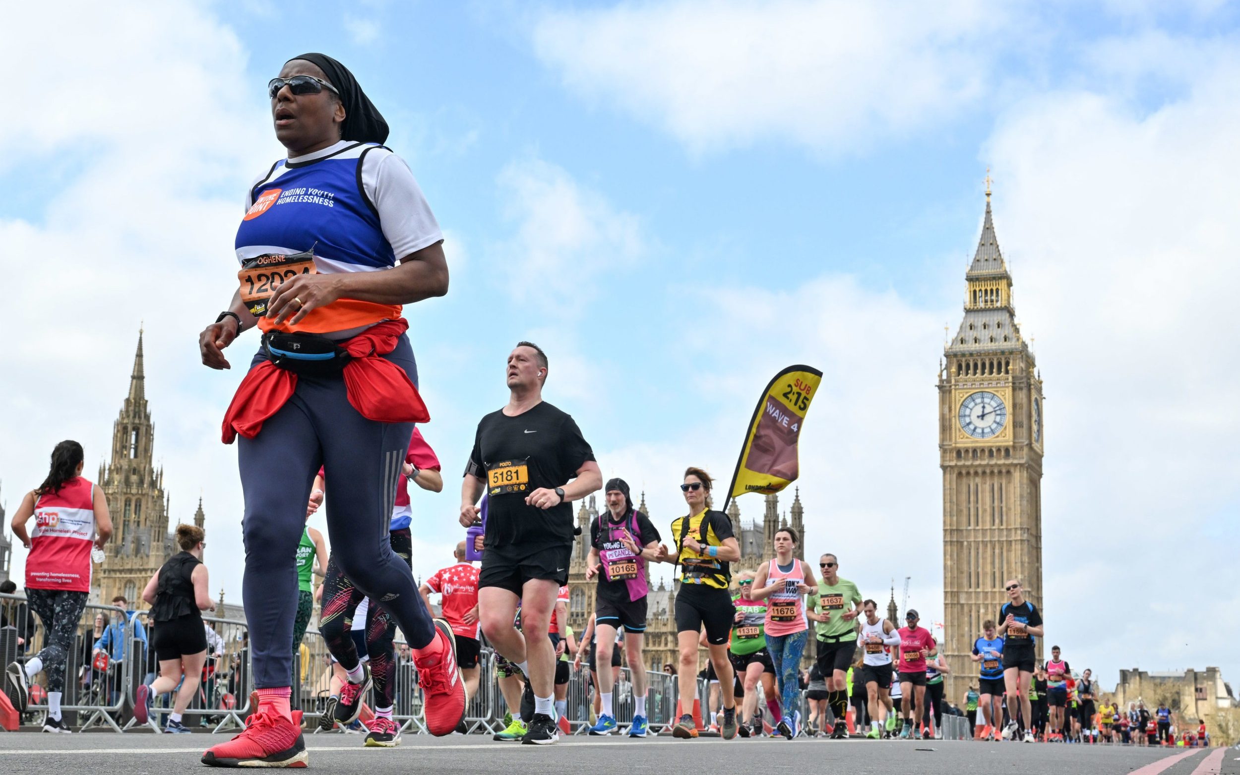 london marathon plea for peace amid threat of palestine and israel protests