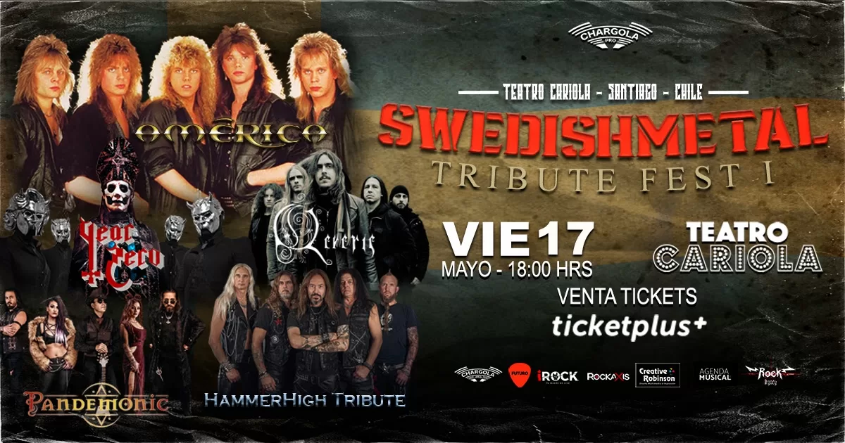swedish metal tribute fest i: fecha, lugar y venta de entradas para el concierto