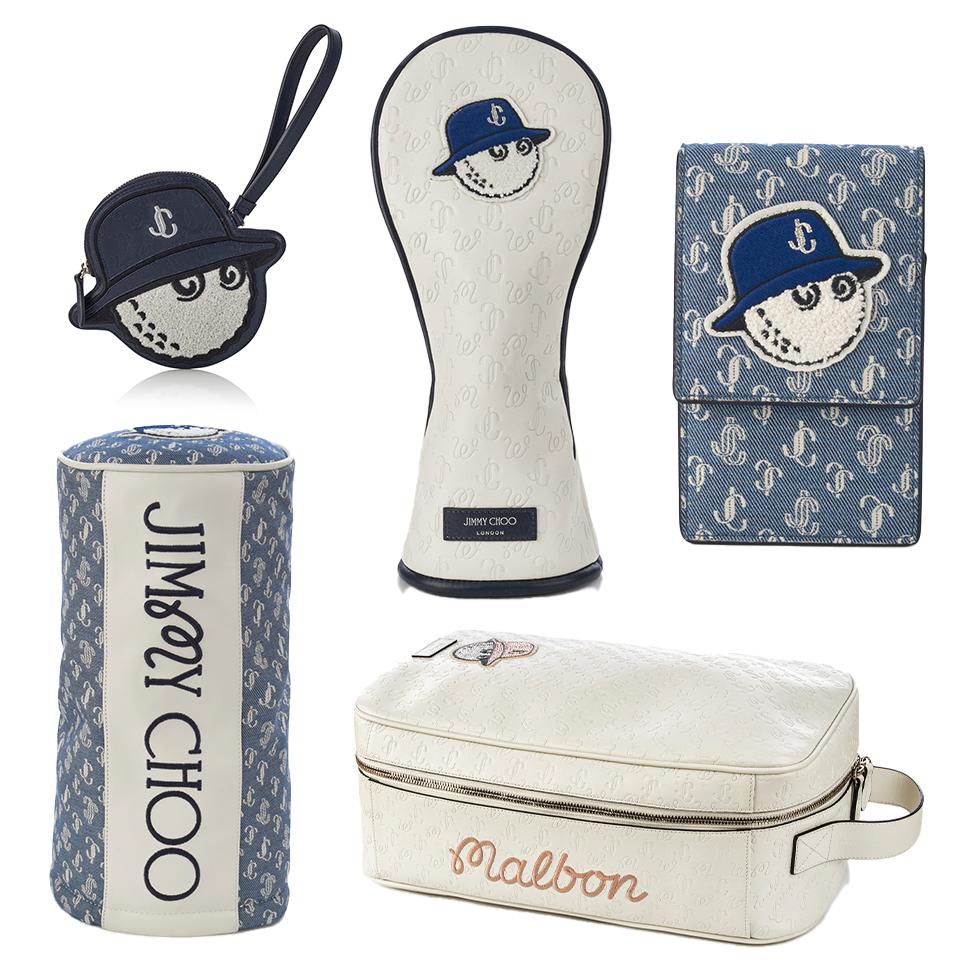 a first look at the malbon x jimmy choo golf accessory collection, available now