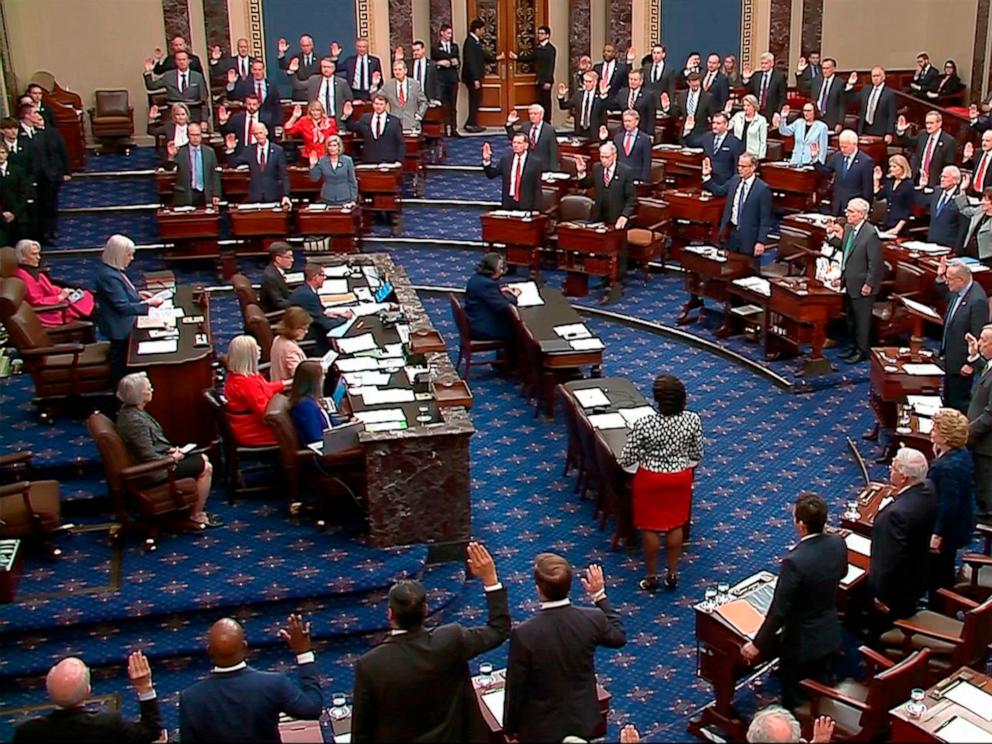 mayorkas impeachment trial updates: senate votes 1st article 'unconstitutional'