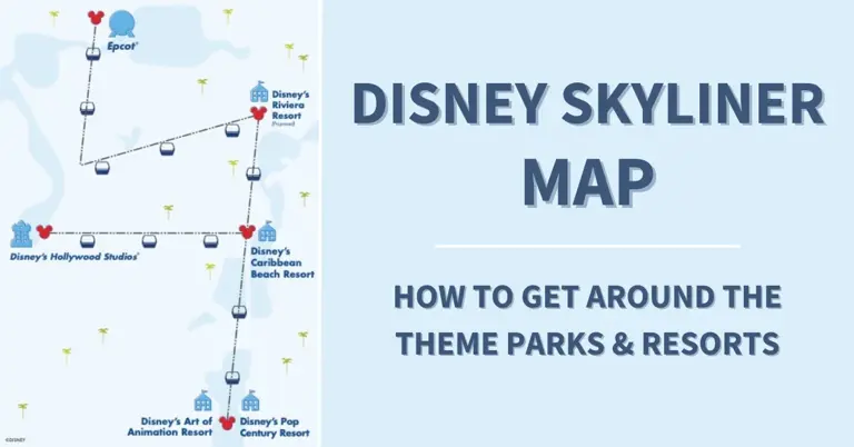 Disney Skyliner Map: How to Get to EPCOT, Hollywood Studios, & Skyliner Resorts