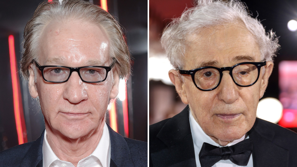 bill maher ‘flat-out' believes woody allen is innocent, calls actors who regret working with him ‘a bunch of p-ies': ‘it's a very improbable crime'