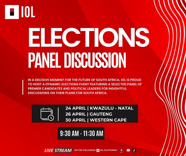 elections 2024: iol unites south africa's political leaders in pivotal pre-election live streams across major cities