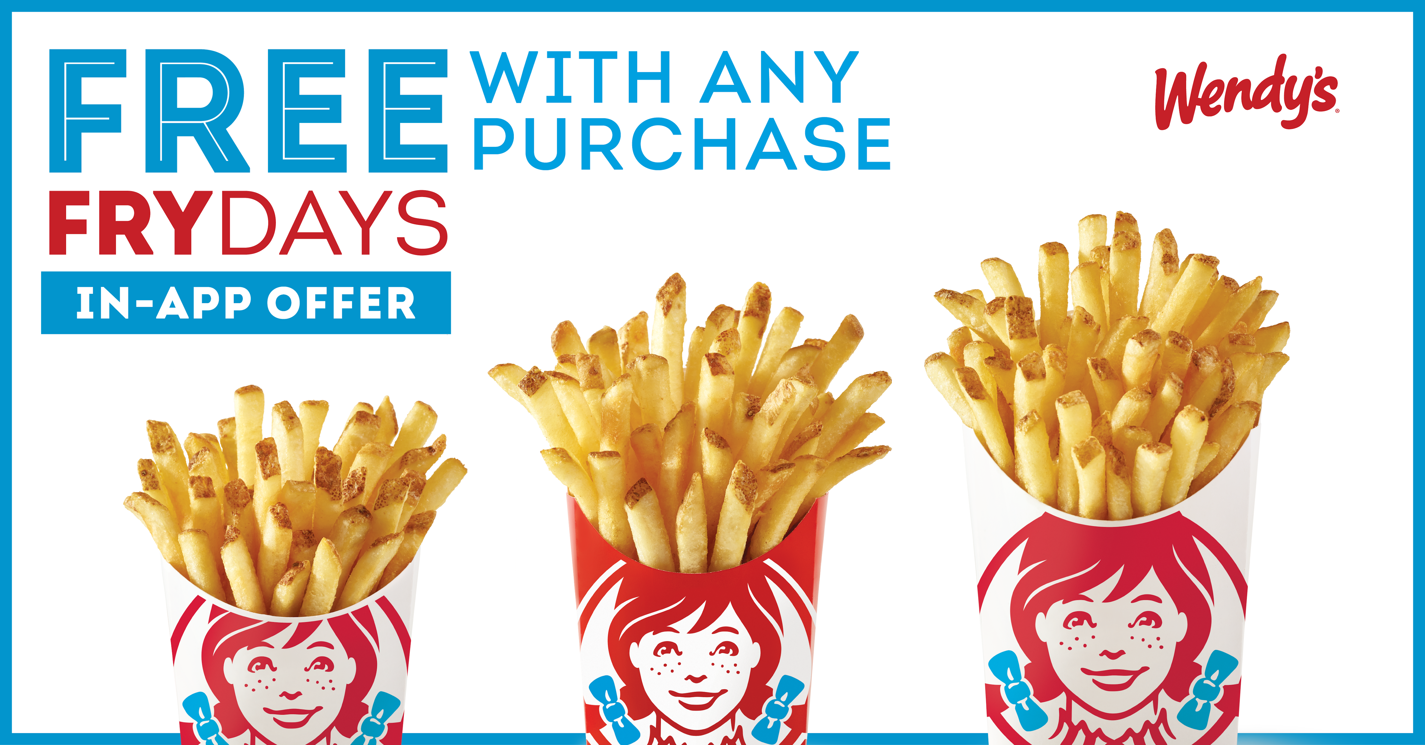 wendy's is giving away free french fries every friday for the rest of the year