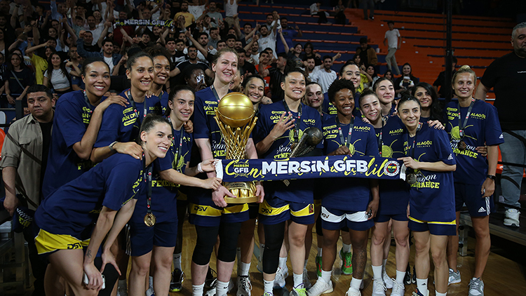 fenerbahçe kadın basketbol takımı, ligde 18. kez şampiyon oldu