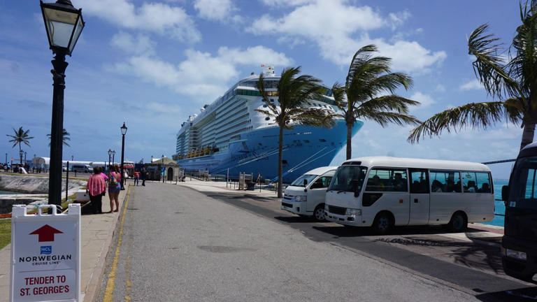 Ships at Royal Naval Dockyard in Bermuda