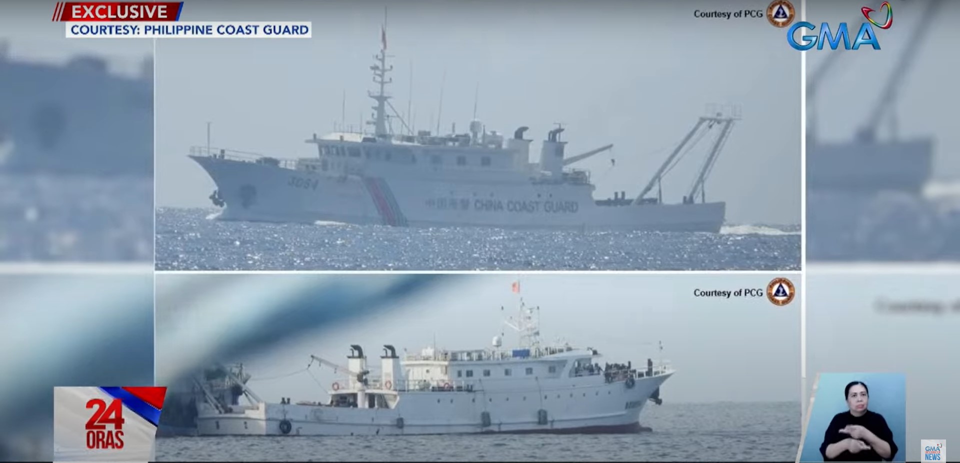 chinese militia boats painted white to look like coast guard —pcg