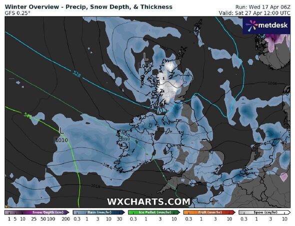 weather maps reveal exact date uk to see snow and ice hit in -2c arctic blast