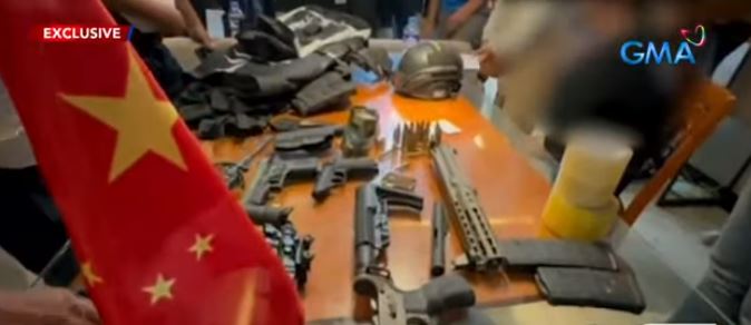 chinese national nabbed in taguig admits owning high-powered guns