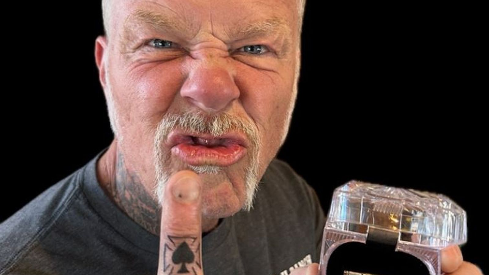 metallica frontman has lemmy's ashes tattooed into finger