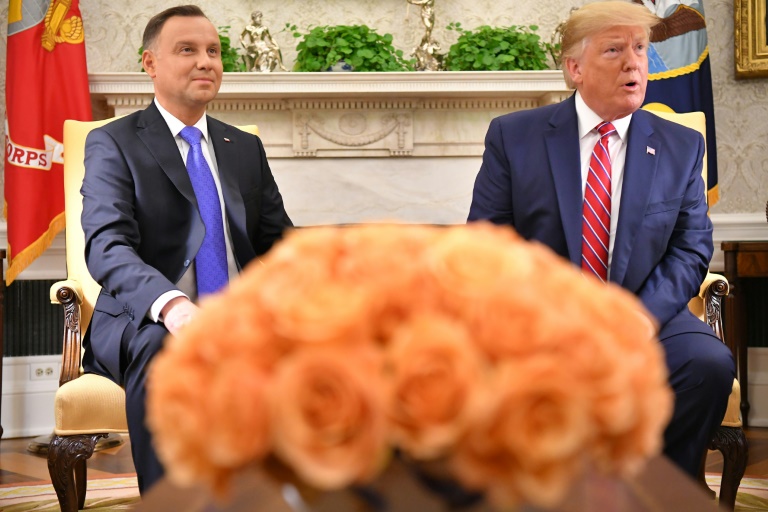 trump empfängt polnischen präsidenten duda zum abendessen in new york