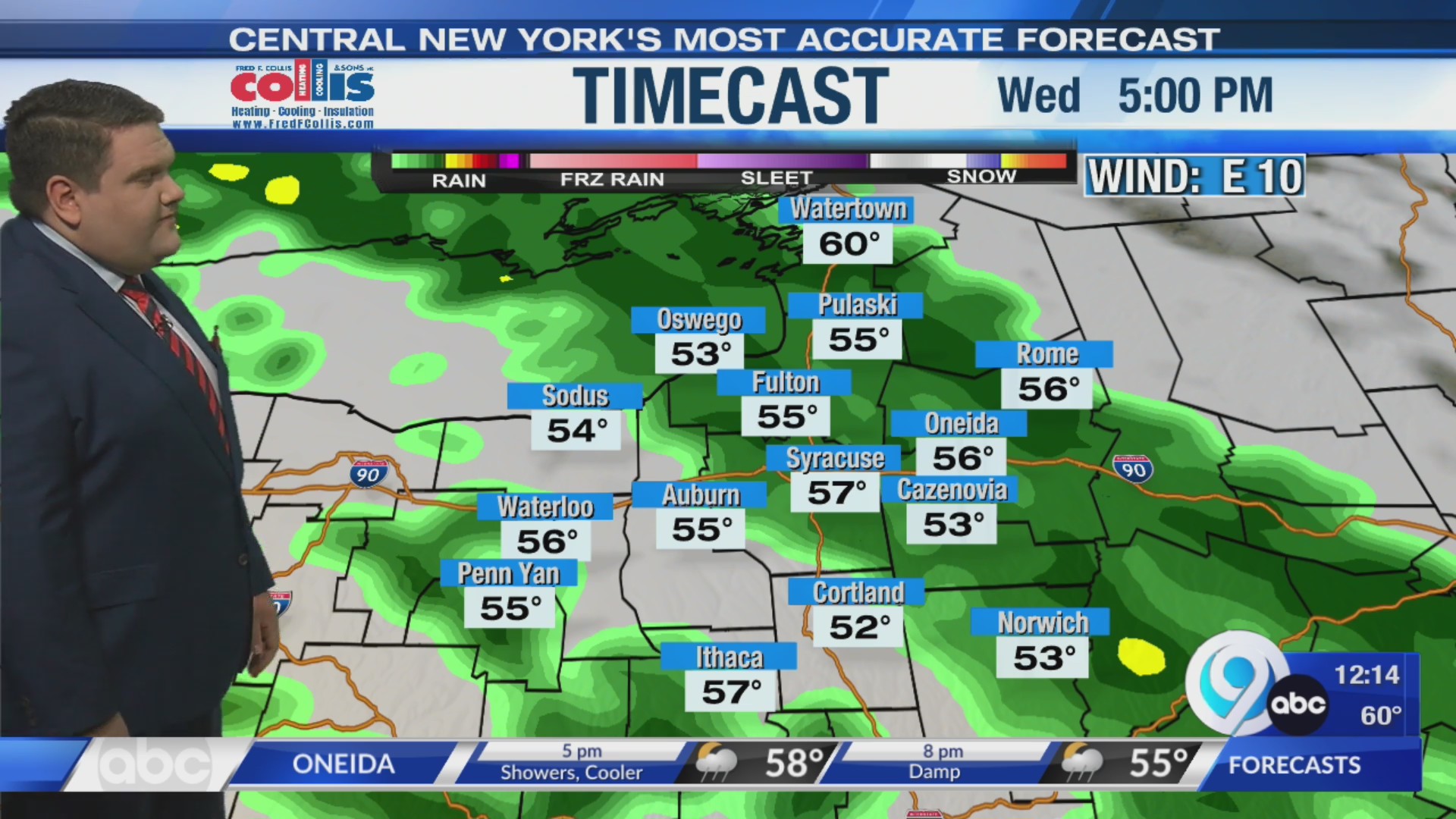 Storm Team Forecast: 12PM Wednesday 4-17-24