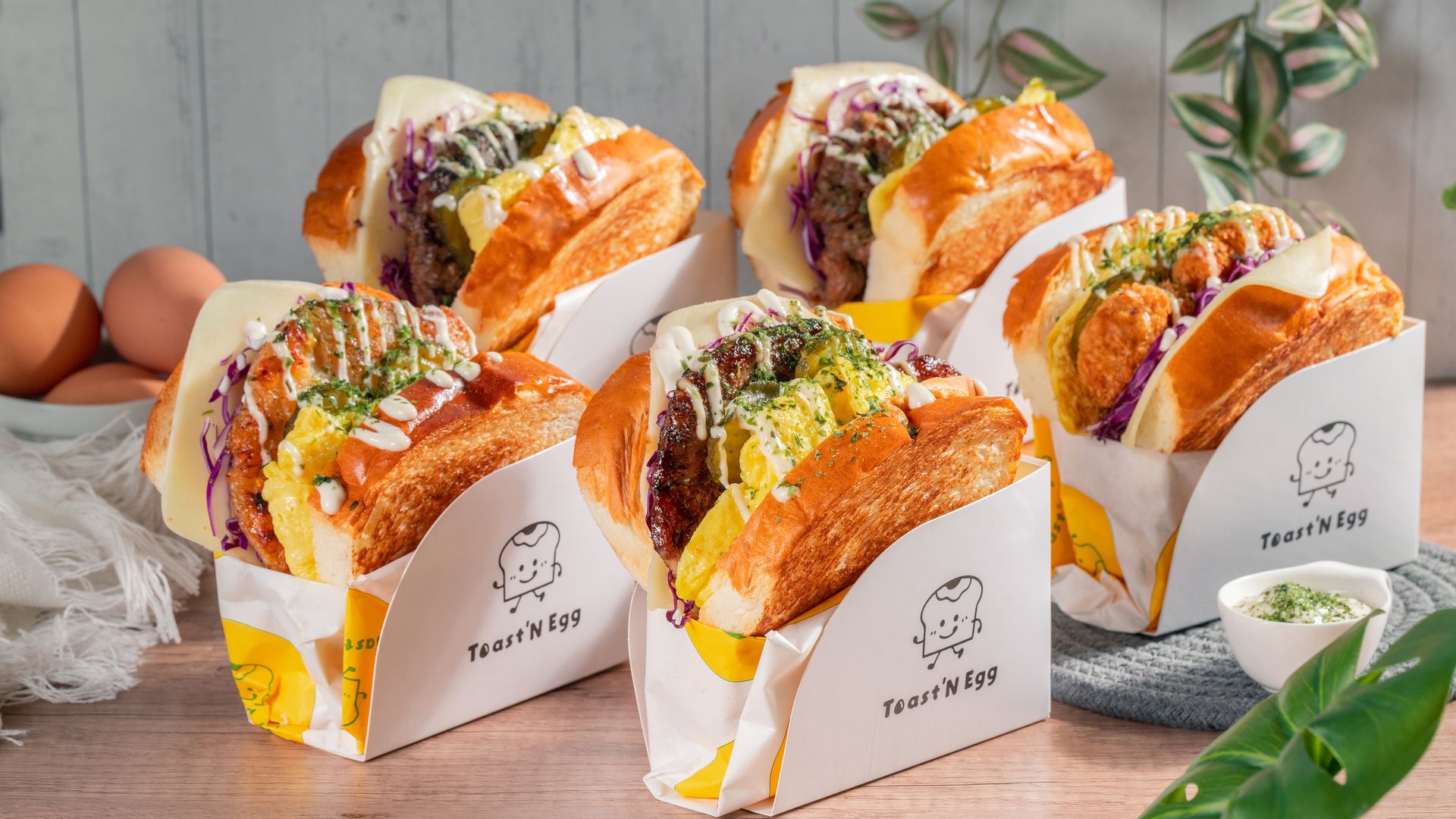 a flashy new spot for massive korean sandos and croissant waffles struts into the sunset