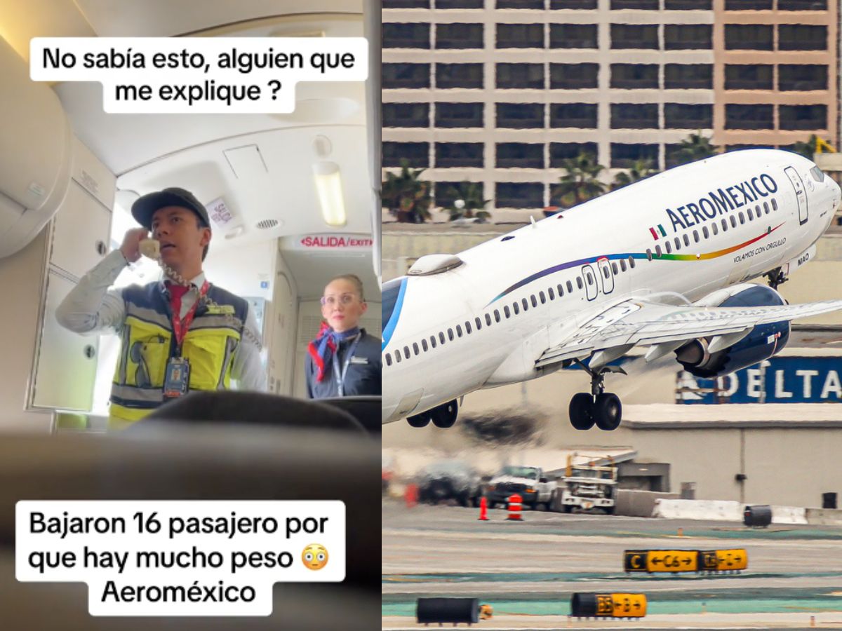 aeroméxico baja a pasajeros pero los “recompensa” con 6000 pesos: vuelo iba pesado