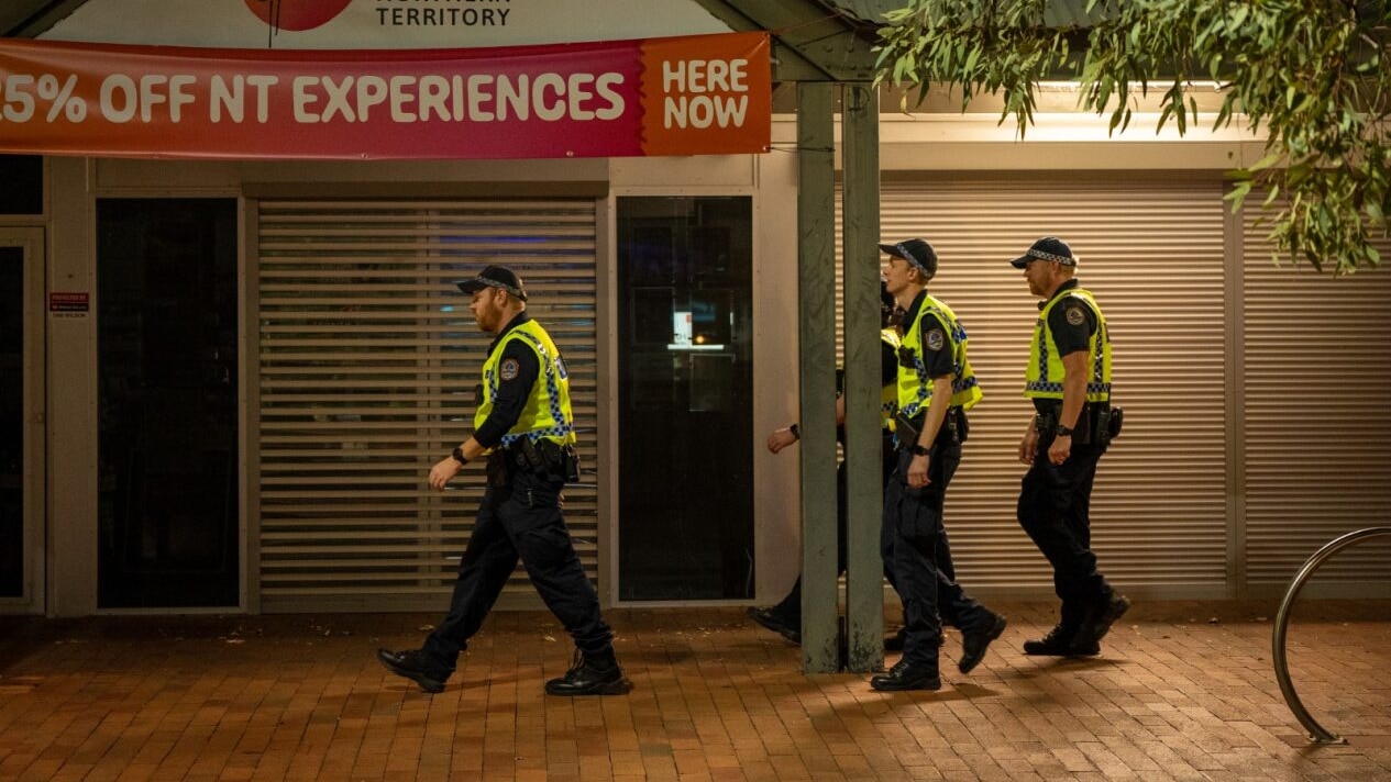 extra police were sent to alice springs to enforce the youth curfew. but does more police lead to less crime?