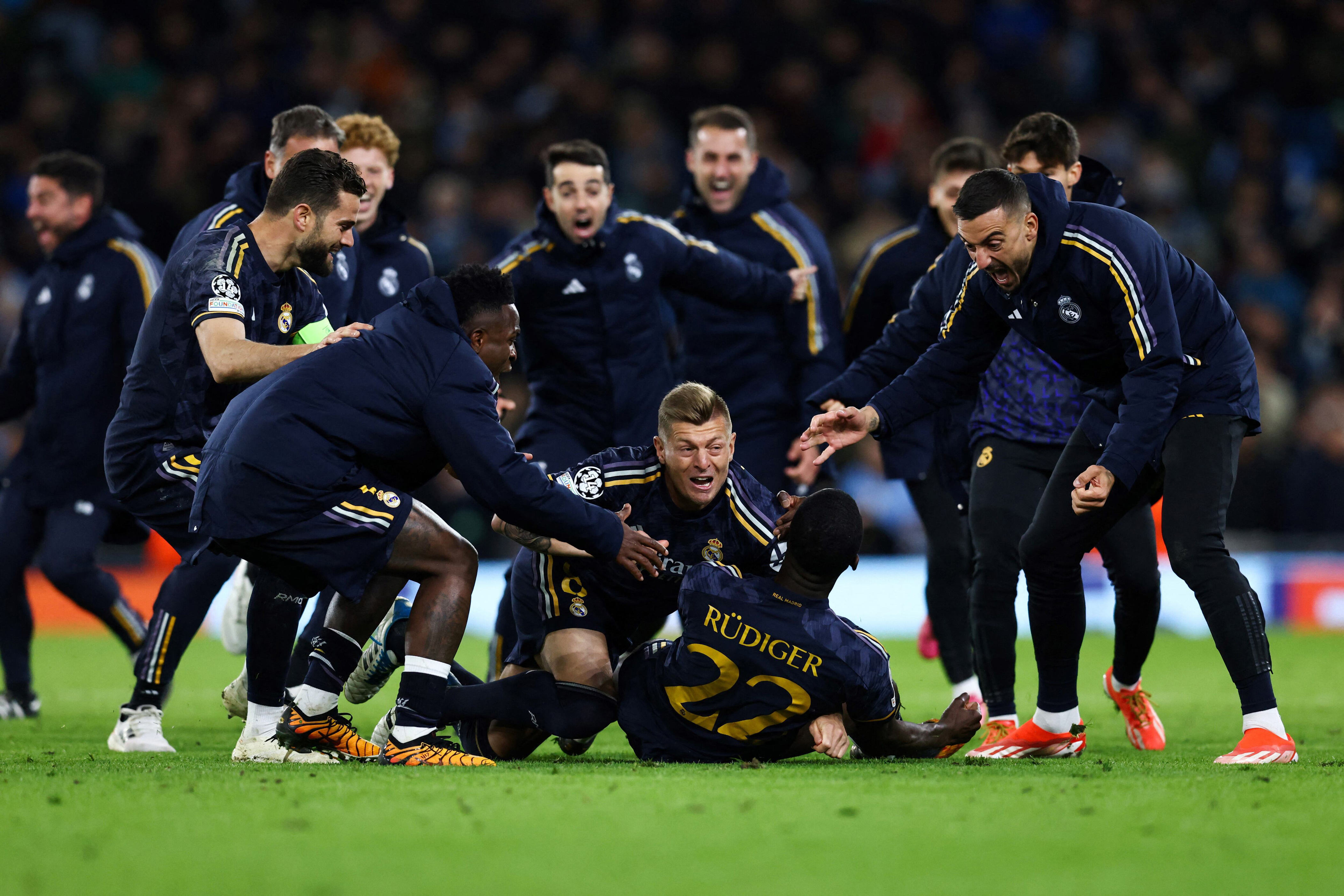 real madrid da la sorpresa en inglaterra y eliminó al manchester city de la champions league