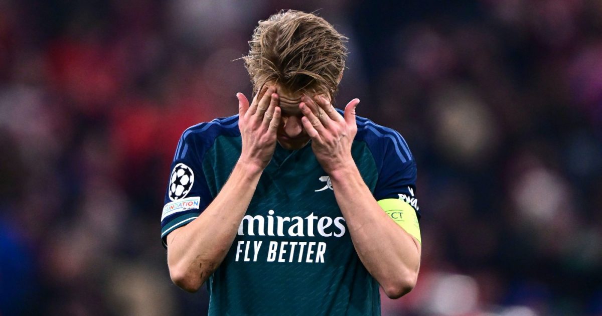 arsenal untouchables go missing as rice, odegaard and co. exit with a whimper